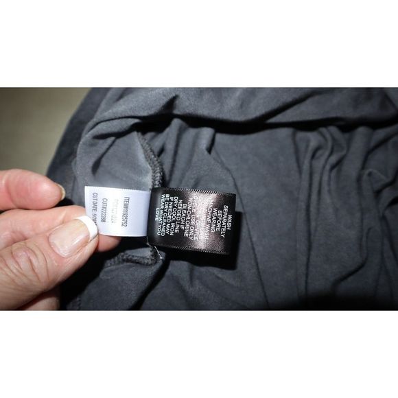 Torrid Women's Plus Sz 2 (2XL 18-20) Nine Iron Gray Lace-Up Babydoll Tank - Picture 8 of 12